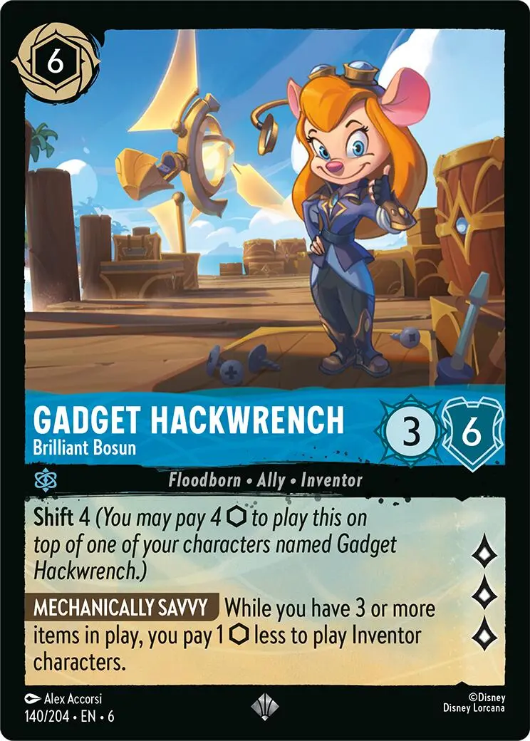 Gadget Hackwrench - Brilliant Bosun (140/204) [Azurite Sea] 1
