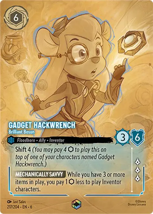 Gadget Hackwrench - Brilliant Bosun (Enchanted) (217/204) [Azurite Sea] 1