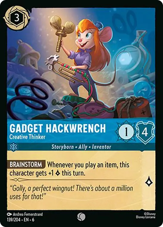 Gadget Hackwrench - Creative Thinker (139/204) [Azurite Sea] 1
