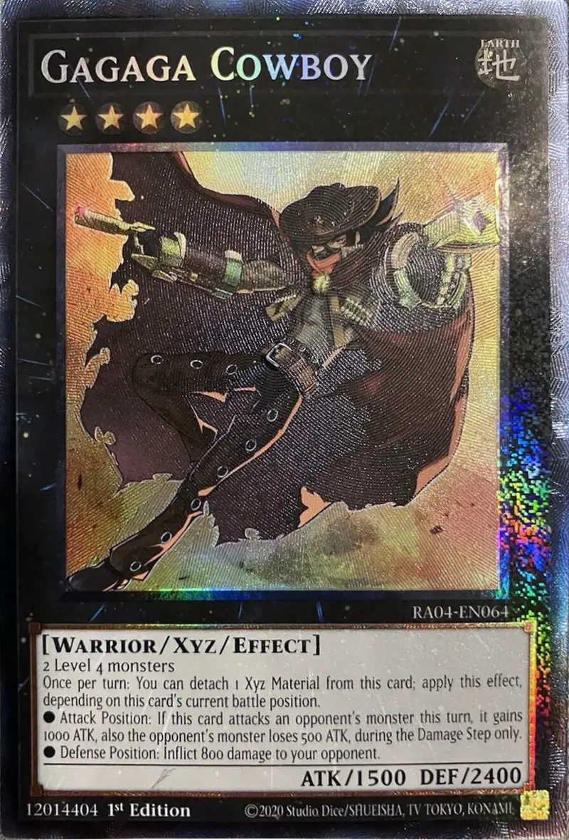 Gagaga Cowboy [Ra04-En064] Prismatic Collector's Rare 1