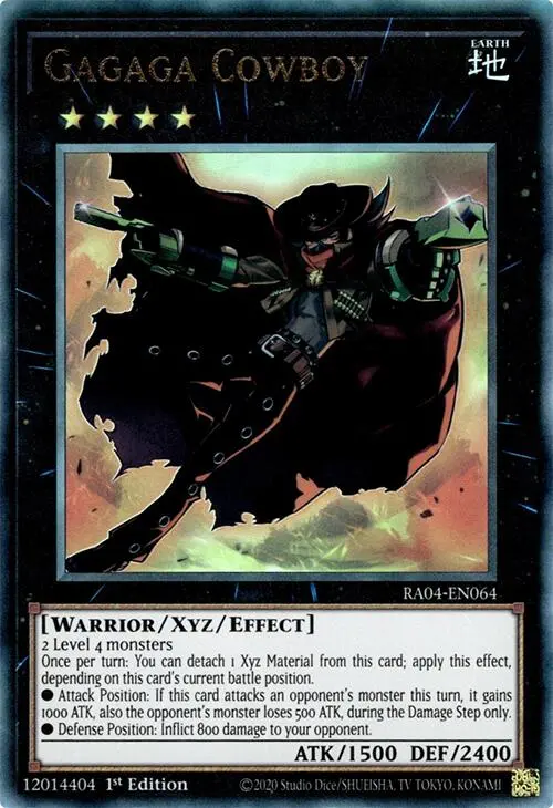 Gagaga Cowboy [Ra04-En064] Prismatic Ultimate Rare 1