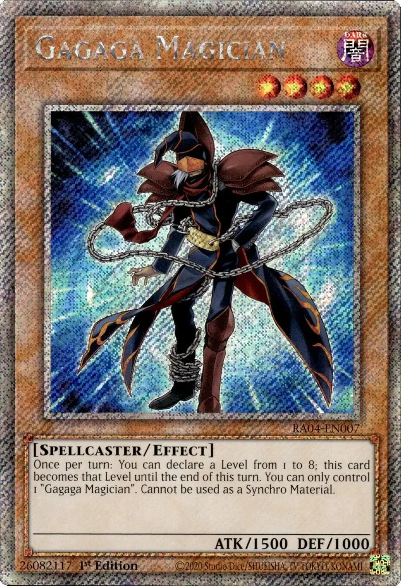 Gagaga Magician [Ra04-En007] Platinum Secret Rare 1
