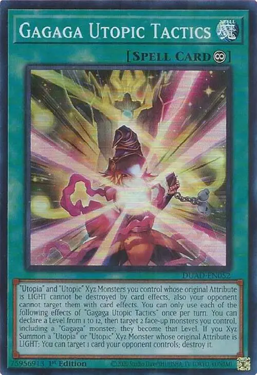 Gagaga Utopic Tactics [Duad-En052] Super Rare 1
