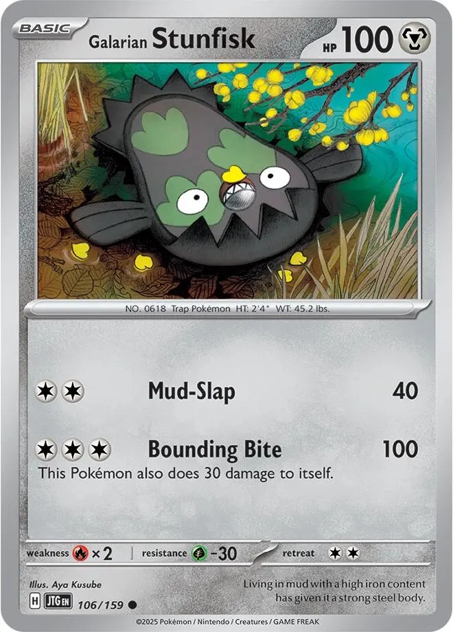 Galarian Stunfisk (106/159) [Scarlet & Violet: Journey Together] 1