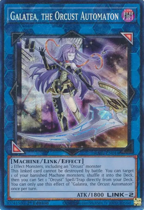 Galatea, The Orcust Automaton (Cr) [Ra03-En044] Prismatic Collector's Rare 1