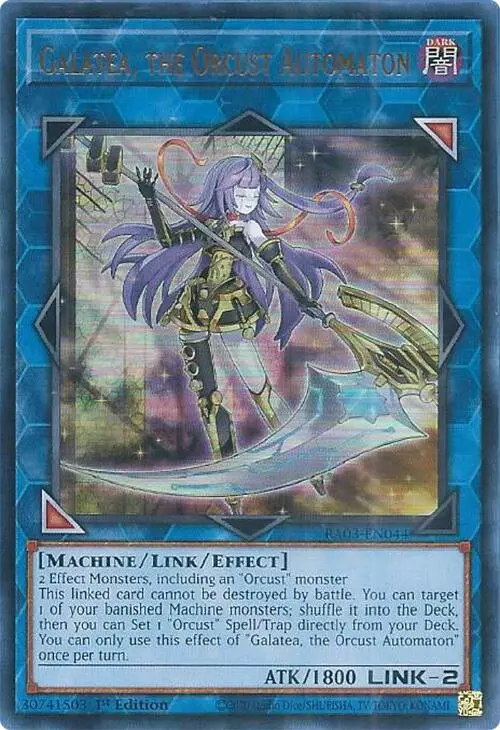Galatea, The Orcust Automaton (Ur) [Ra03-En044] Ultra Rare 1