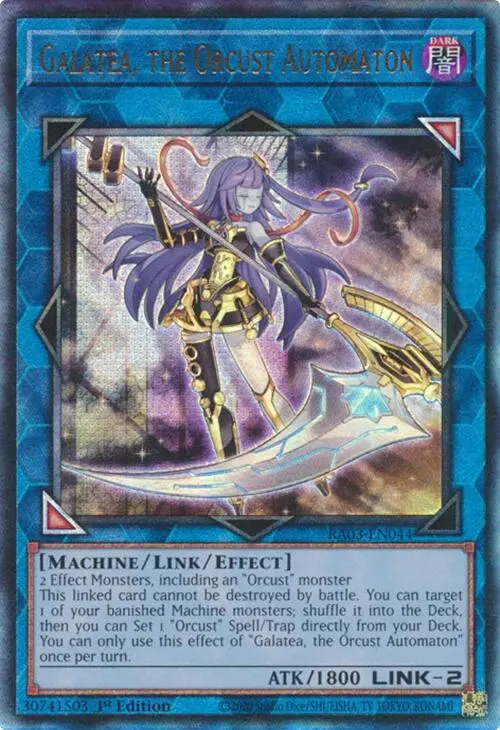 Galatea, The Orcust Automaton (Utr) [Ra03-En044] Prismatic Ultimate Rare 1