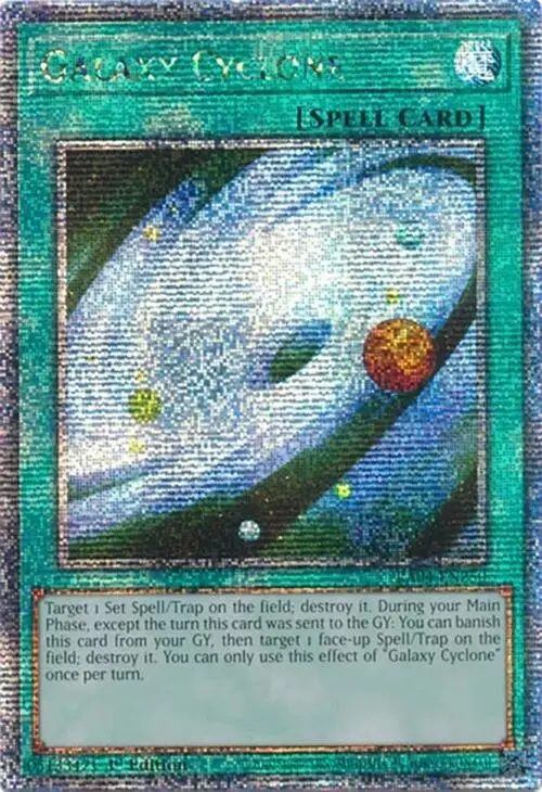 Galaxy Cyclone [Ra04-En250] Quarter Century Secret Rare 1