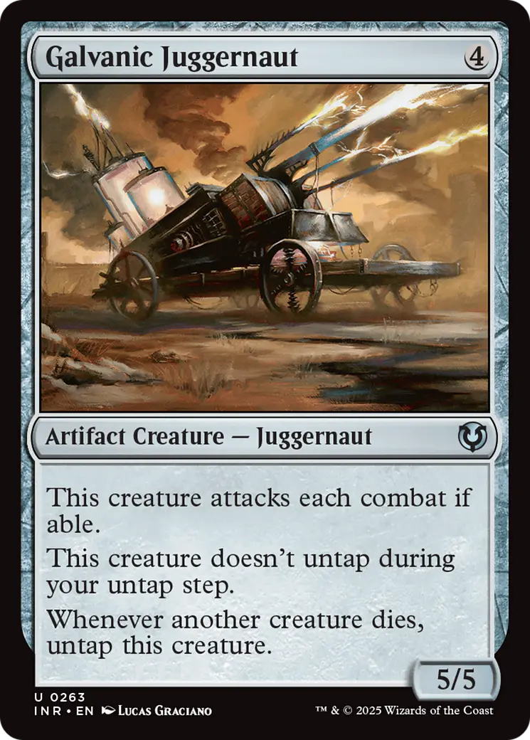 Galvanic Juggernaut [Innistrad Remastered] 1