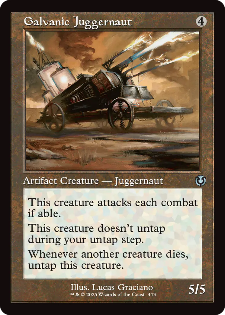 Galvanic Juggernaut (Retro Frame) [Innistrad Remastered] 1