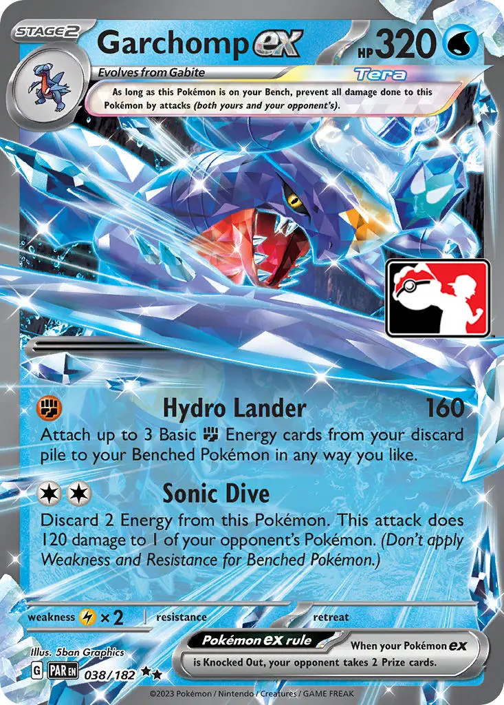 Garchomp Ex (038/182) [Prize Pack Series Five] 1