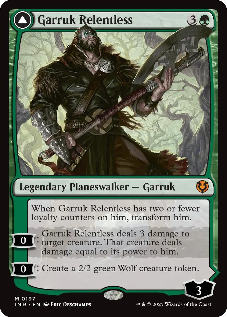 Garruk Relentless // Garruk, The Veil-Cursed [Innistrad Remastered] 1