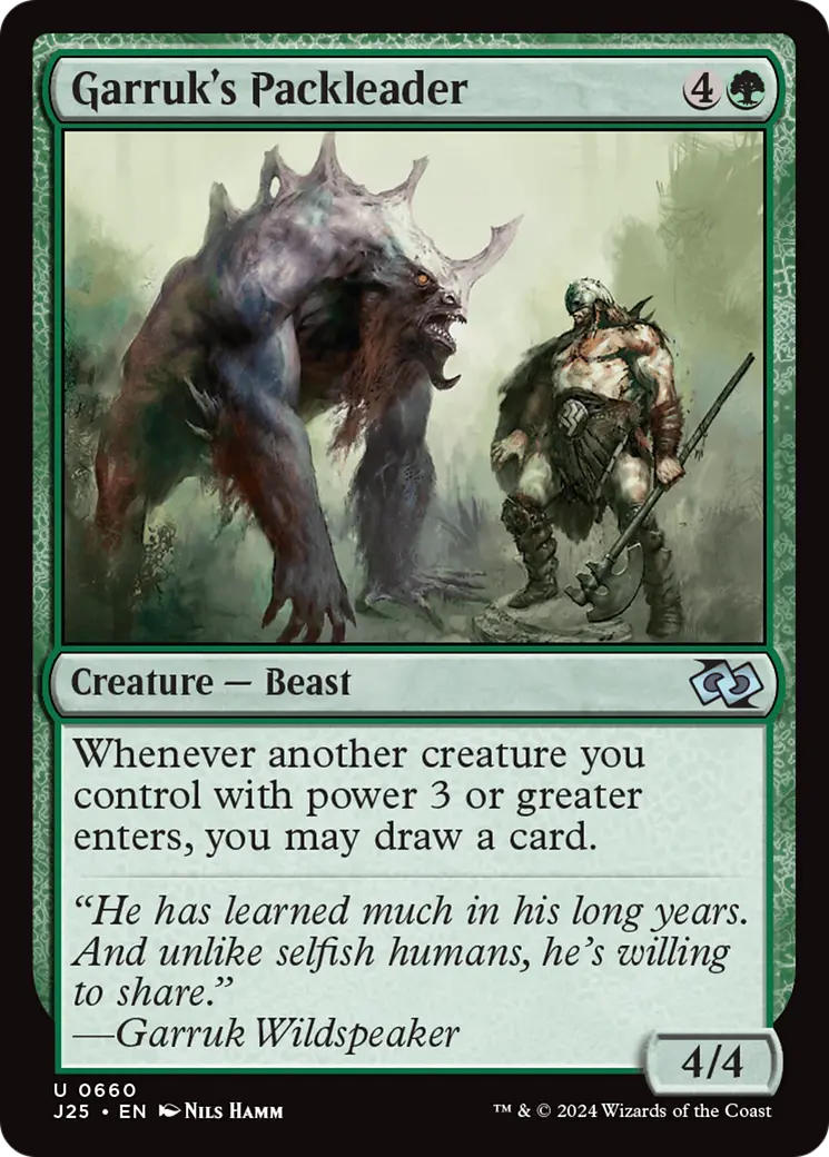 Garruk's Packleader [Foundations Jumpstart] 1
