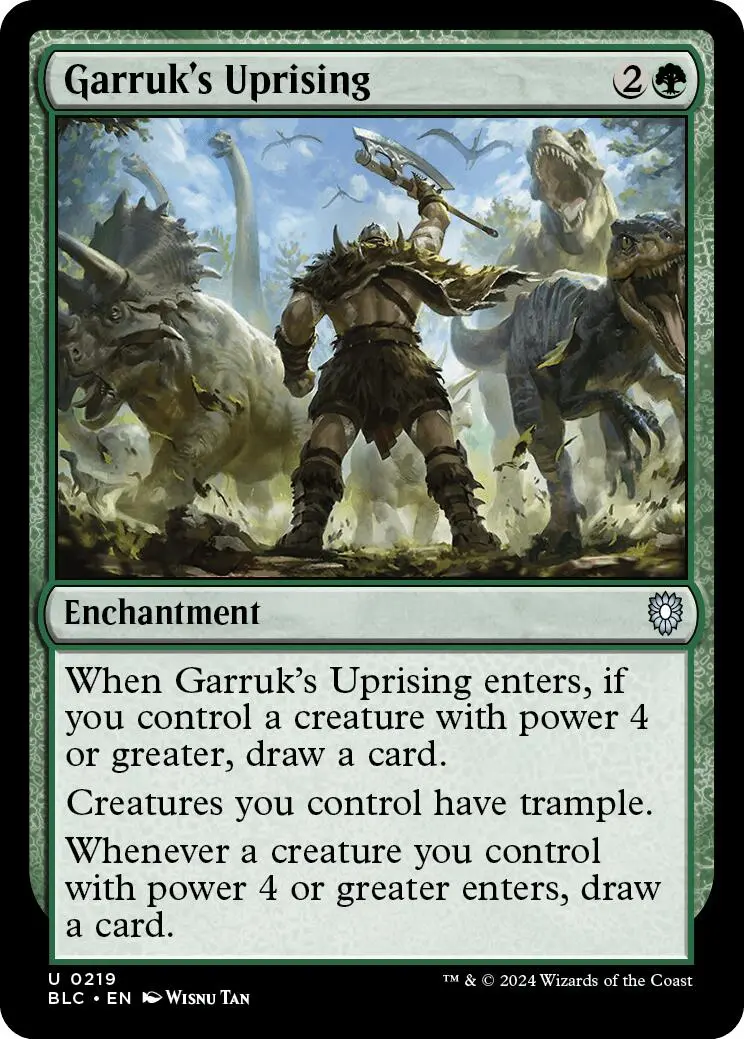 Garruk's Uprising [Bloomburrow Commander] 1