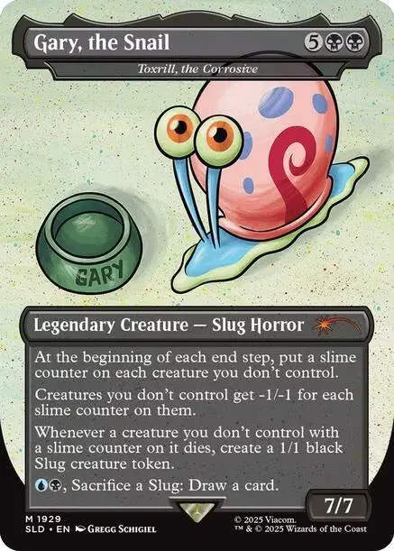 Gary, The Snail - Toxrill, The Corrosive [Secret Lair Drop Series] 1