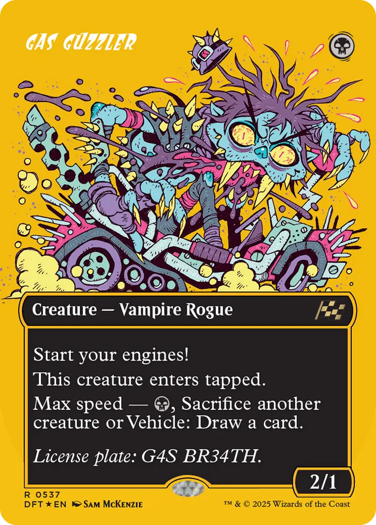 Gas Guzzler (Borderless) (First-Place Foil) [Aetherdrift] 1