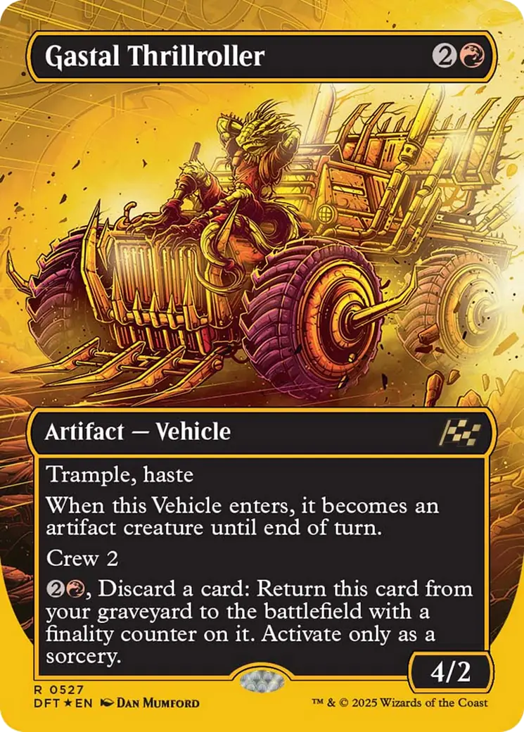 Gastal Thrillroller (Borderless) (First-Place Foil) [Aetherdrift] 1