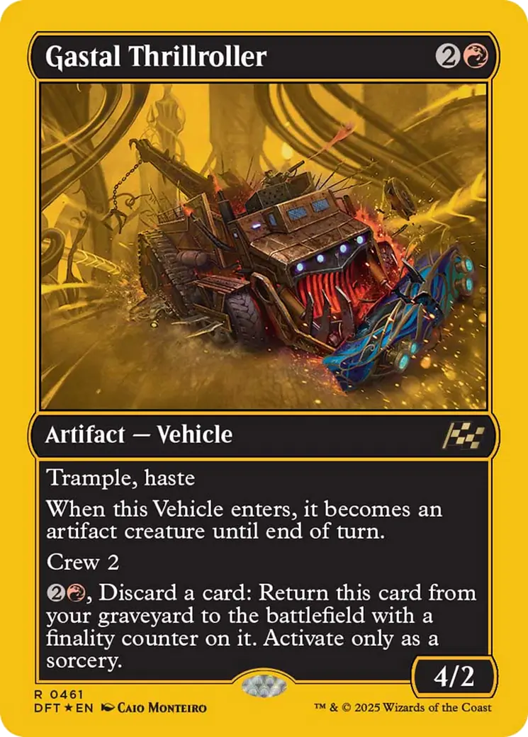 Gastal Thrillroller (First-Place Foil) [Aetherdrift] 1