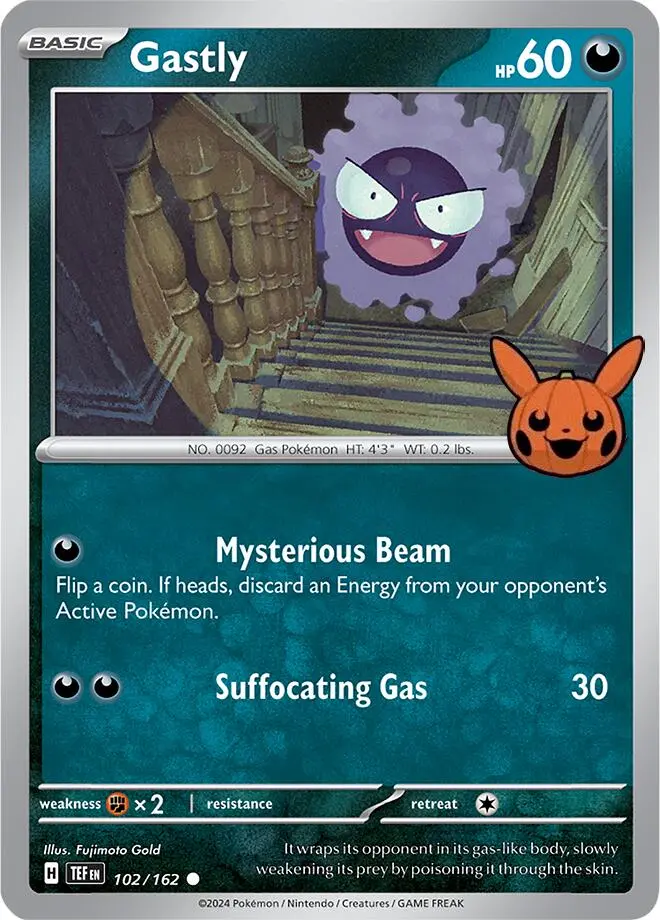 Gastly (102/162) [Trick Or Trade 2024] 1