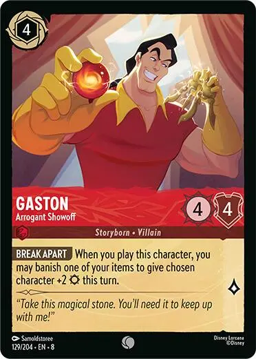 Gaston - Arrogant Showoff (129/204) [Reign Of Jafar] 1
