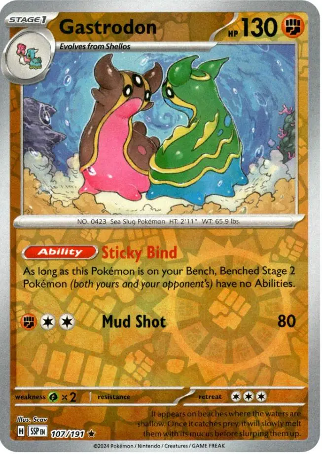 Gastrodon (107/191) [Scarlet & Violet: Surging Sparks] 1