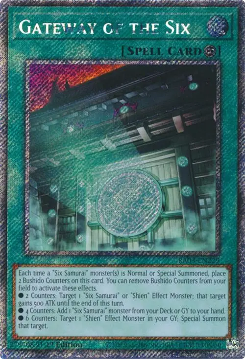 Gateway Of The Six (Platinum Secret Rare) [Ra03-En229] Platinum Secret Rare 1