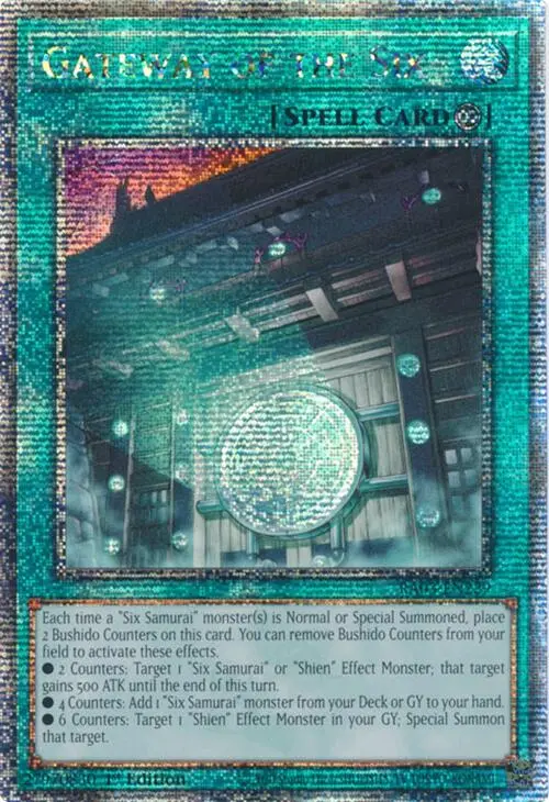 Gateway Of The Six (Quarter Century Secret Rare) [Ra03-En229] Quarter Century Secret Rare 1