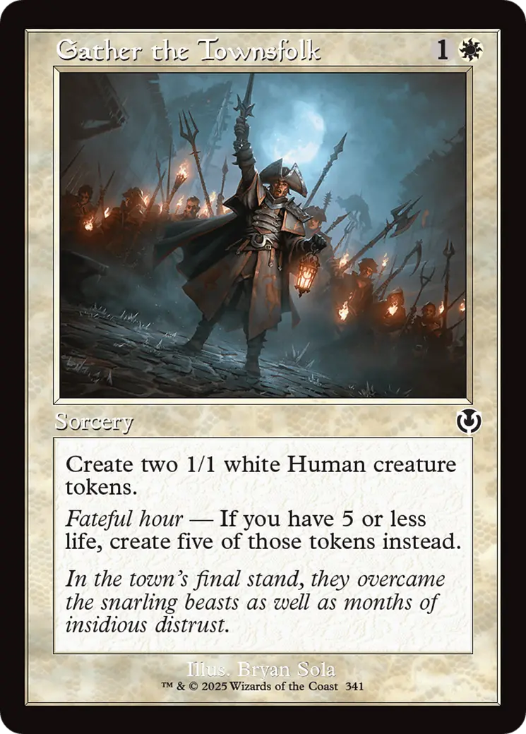 Gather The Townsfolk (Retro Frame) [Innistrad Remastered] 1