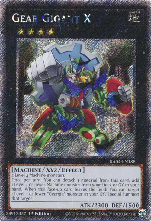 Gear Gigant X [Ra04-En188] Platinum Secret Rare 1