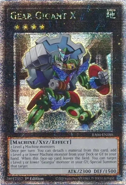 Gear Gigant X [Ra04-En188] Quarter Century Secret Rare 1