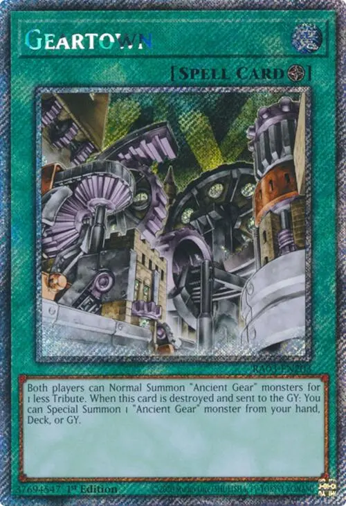 Geartown (Platinum Secret Rare) [Ra03-En203] Platinum Secret Rare 1