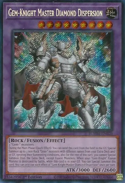 Gem-Knight Master Diamond Dispersion [Blmm-En020] Secret Rare 1