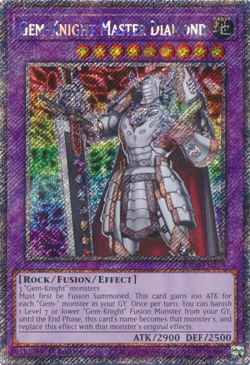Gem-Knight Master Diamond [Ra04-En178] Platinum Secret Rare 1