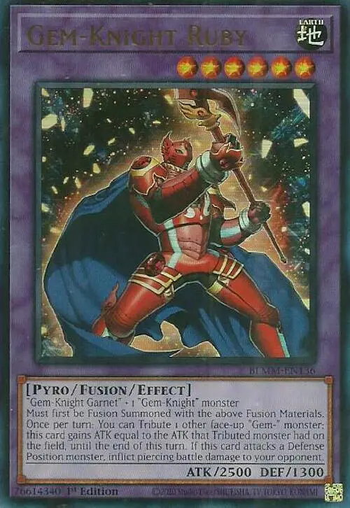 Gem-Knight Ruby [Blmm-En136] Ultra Rare 1