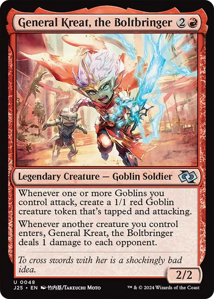 General Kreat, The Boltbringer (Anime) [Foundations Jumpstart] 1