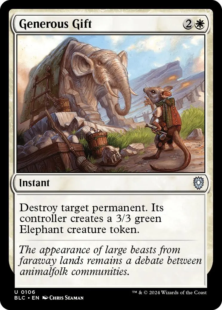 Generous Gift [Bloomburrow Commander] 1
