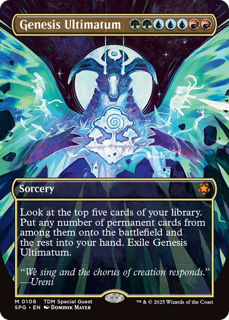 Genesis Ultimatum (Borderless) [Tarkir: Dragonstorm Special Guests] 1
