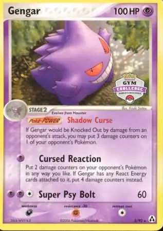 Gengar (5/92) (Gym Challenge) [Ex: Legend Maker] 1