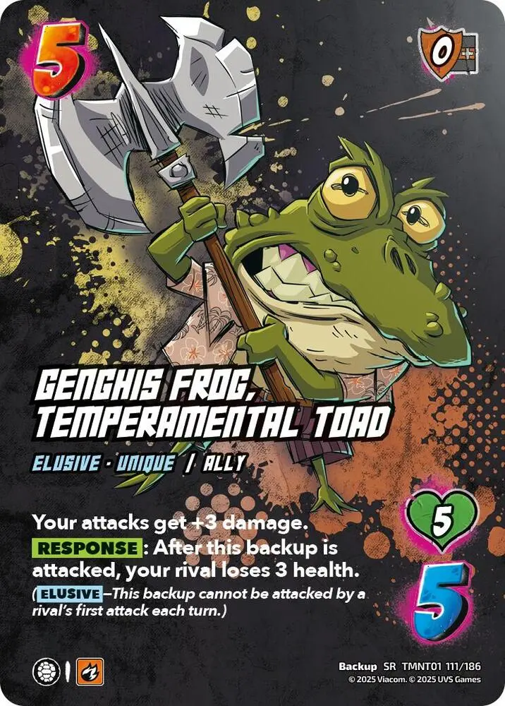 Genghis Frog, Temperamental Toad - Teenage Mutant Ninja Turtles (Tmnt) 1