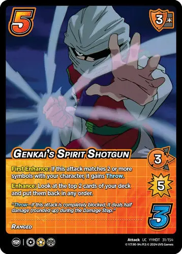 Genkai's Spirit Shotgun 1