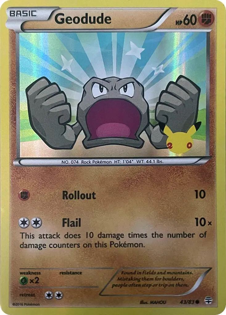 Geodude (043/083) [Celebrations: 25Th Anniversary] 1