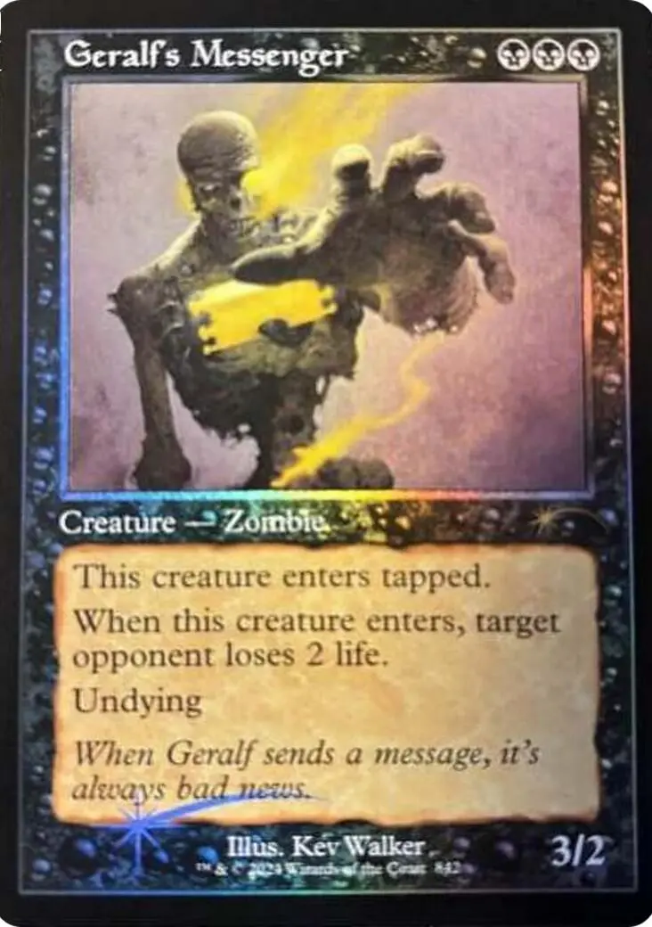 Geralf's Messenger (842) (Retro Frame) [Secret Lair Drop Series] 1