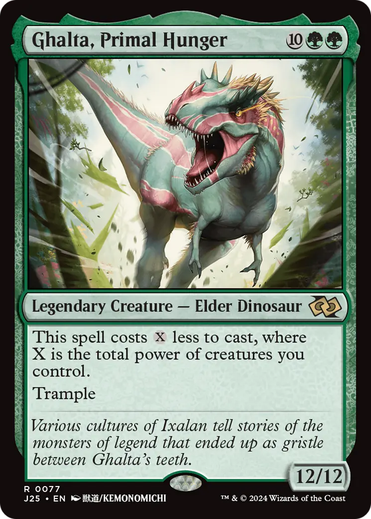 Ghalta, Primal Hunger (Anime) [Foundations Jumpstart] 1