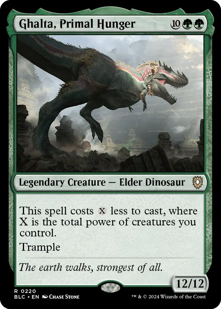 Ghalta, Primal Hunger [Bloomburrow Commander] 1