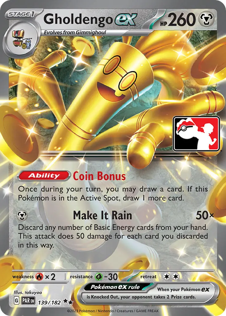 Gholdengo Ex (139/182) [Prize Pack Series Five] 1