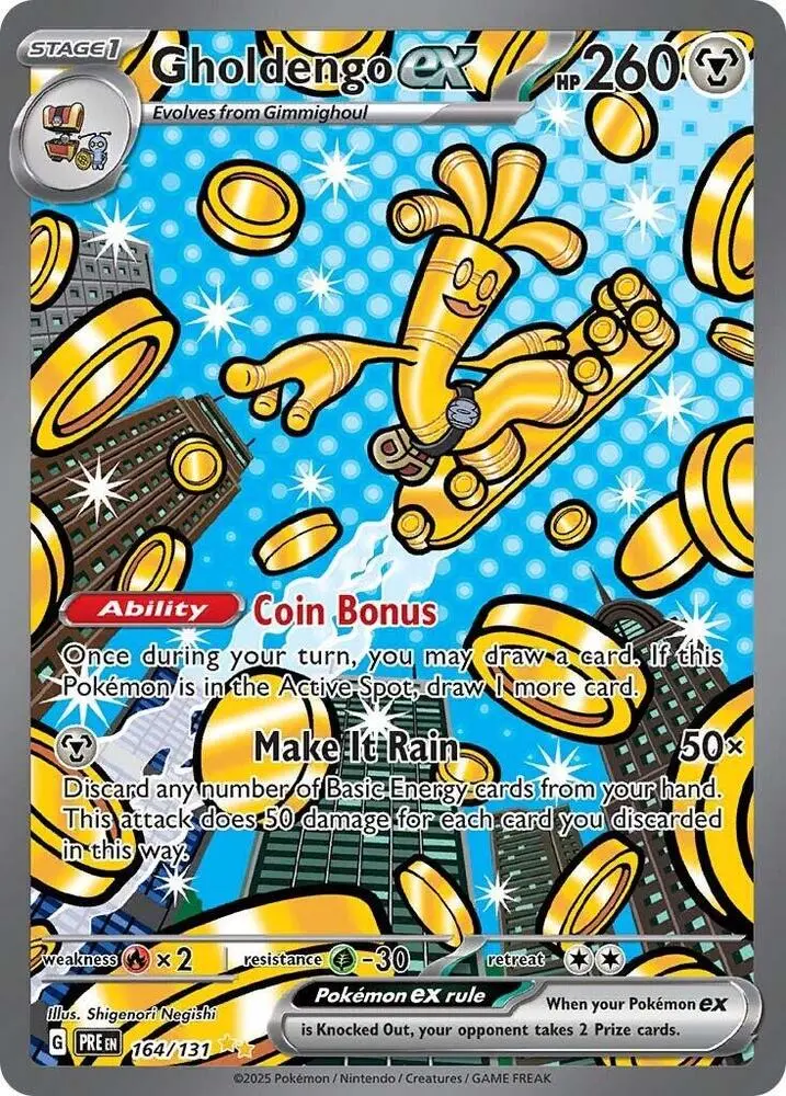 Gholdengo Ex (164/131) [Scarlet & Violet: Prismatic Evolutions] 1