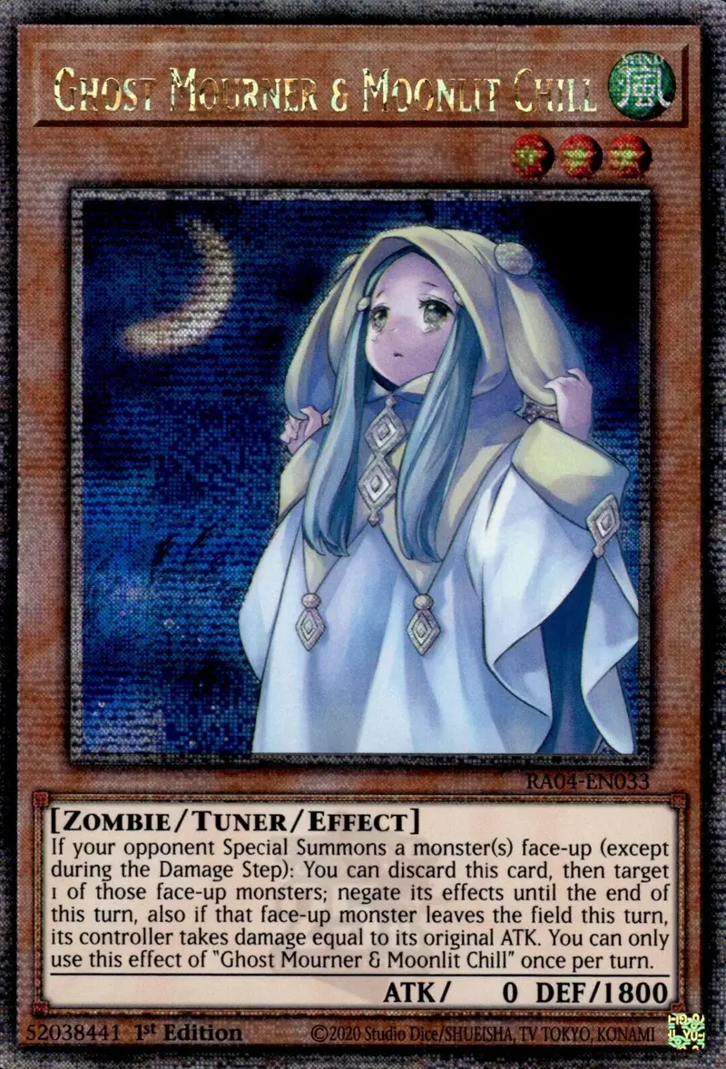 Ghost Mourner & Moonlit Chill [Ra04-En033] Quarter Century Secret Rare 1