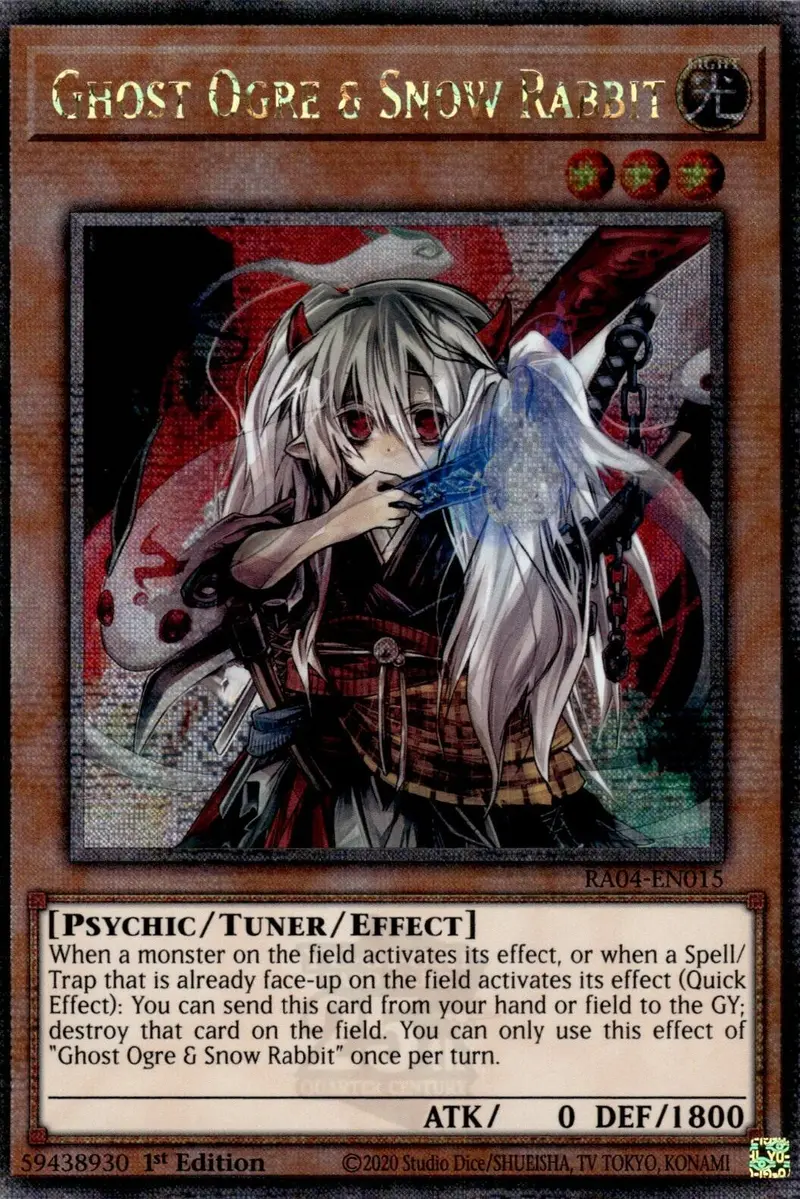 Ghost Ogre & Snow Rabbit [Ra04-En015] Quarter Century Secret Rare 1
