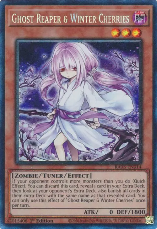 Ghost Reaper & Winter Cherries (Alternate Art) (Pcr) [Ra03-En014] Prismatic Collector's Rare 1