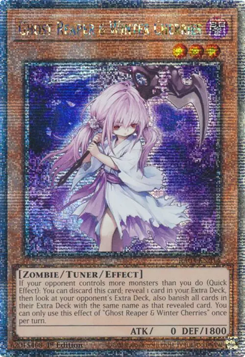 Ghost Reaper & Winter Cherries (Quarter Century Secret Rare) [Ra03-En014] Quarter Century Secret Rare 1